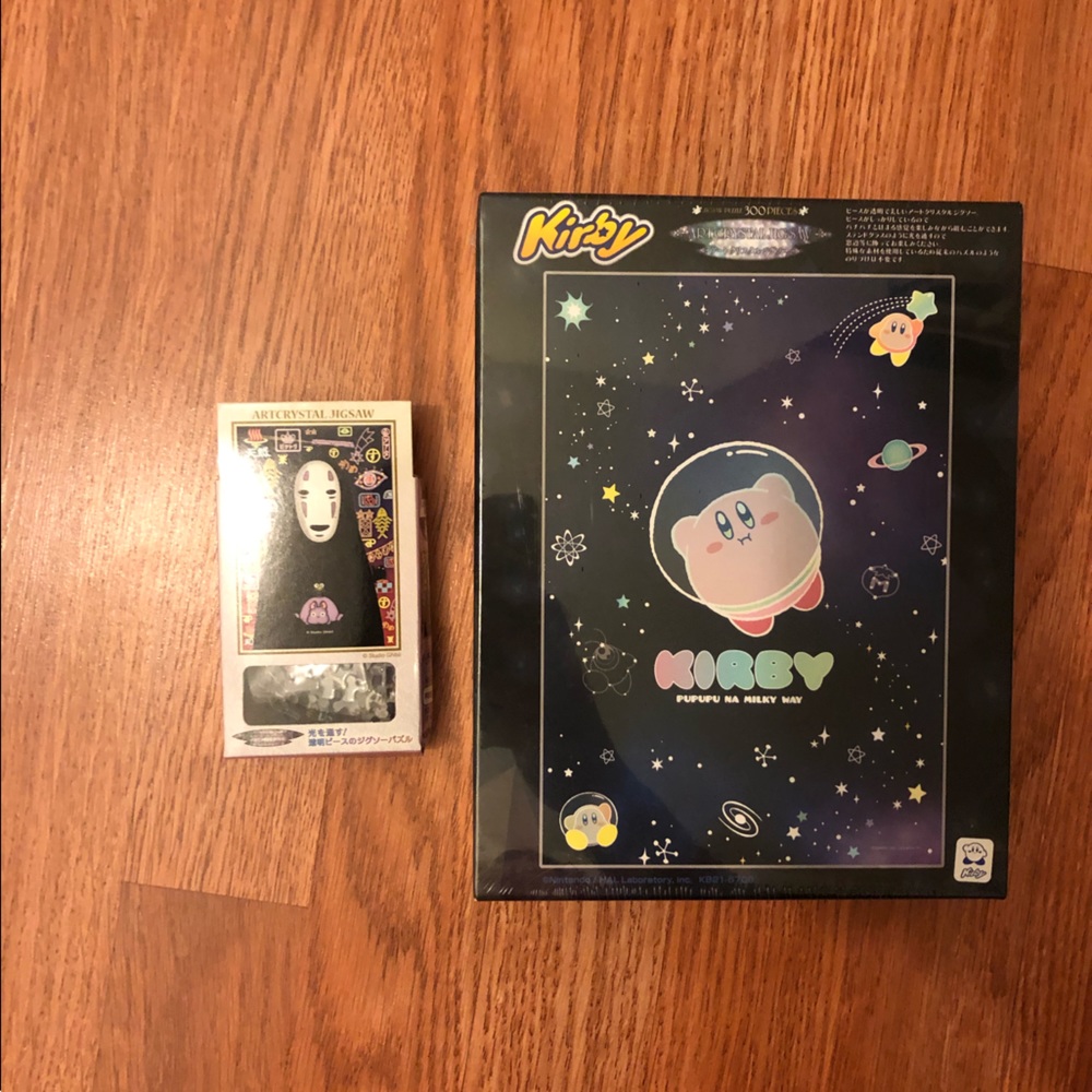 New spirited away and Kirby puzzle